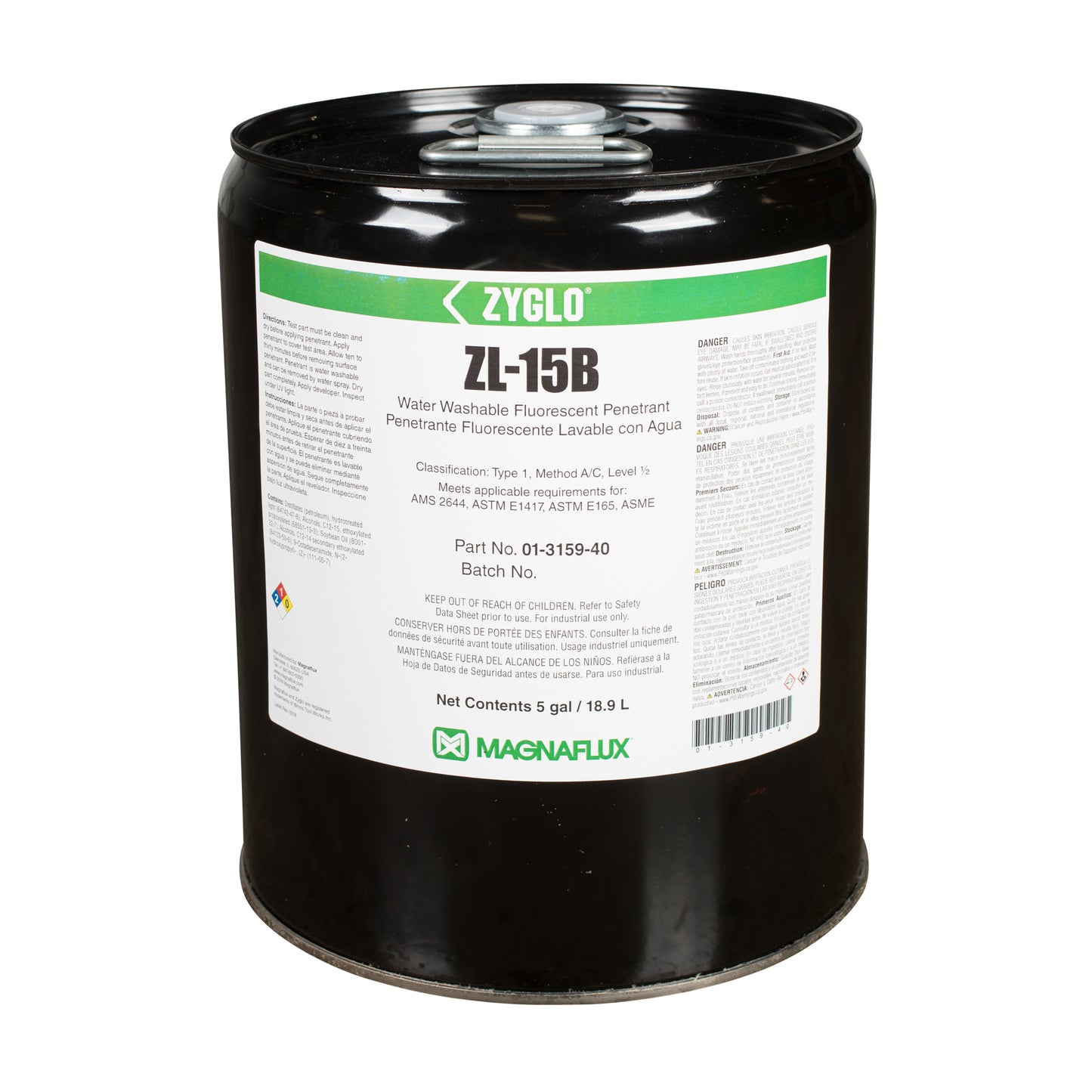 ZL-15B Water Washable Penetrant - Level 1/2