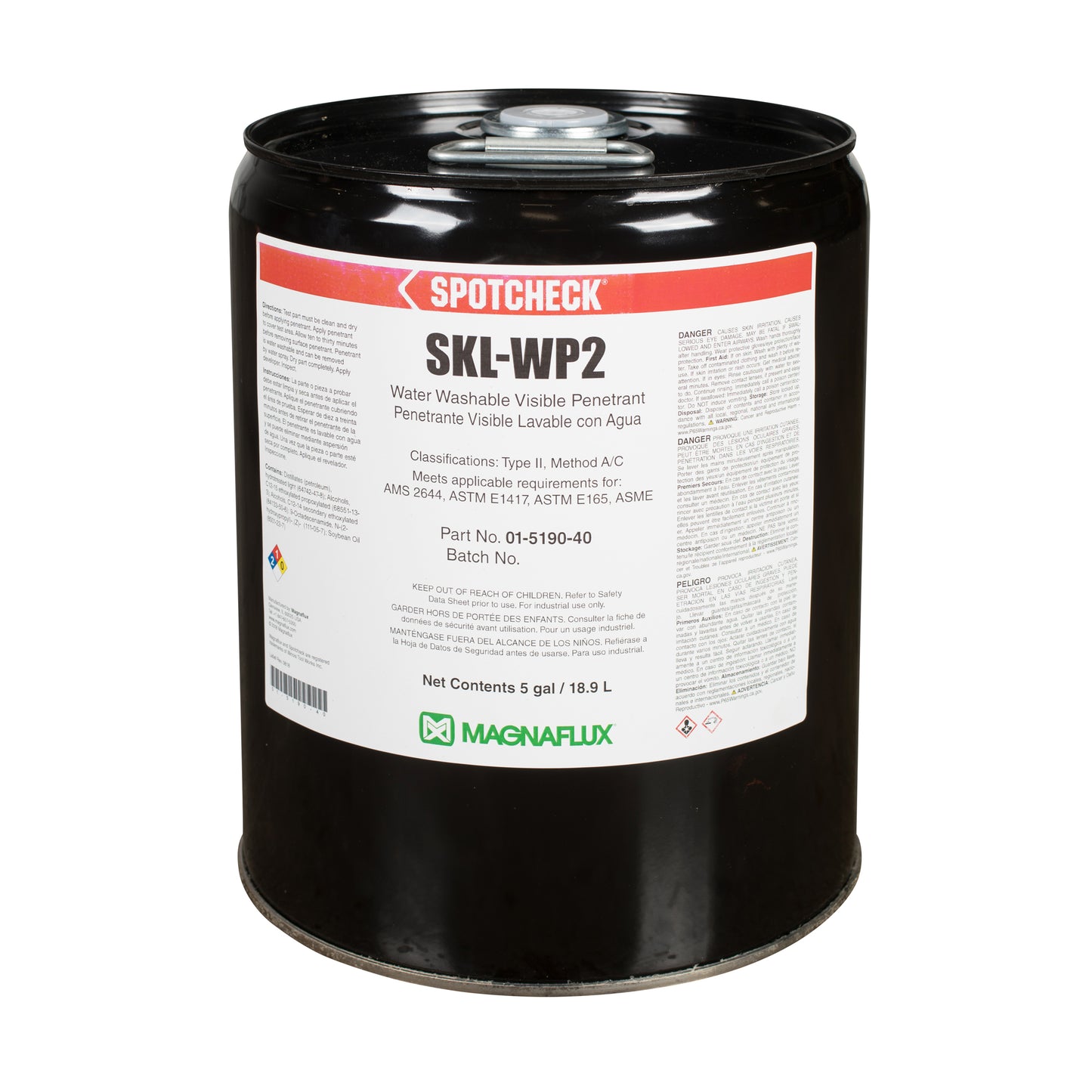 SKL-WP2 Water Washable Visible Dye Penetrant