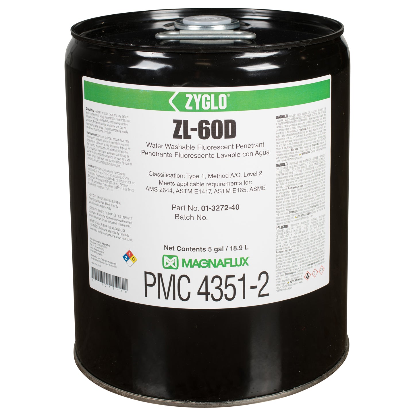 ZL-60D Water Washable Penetrant - Level 2