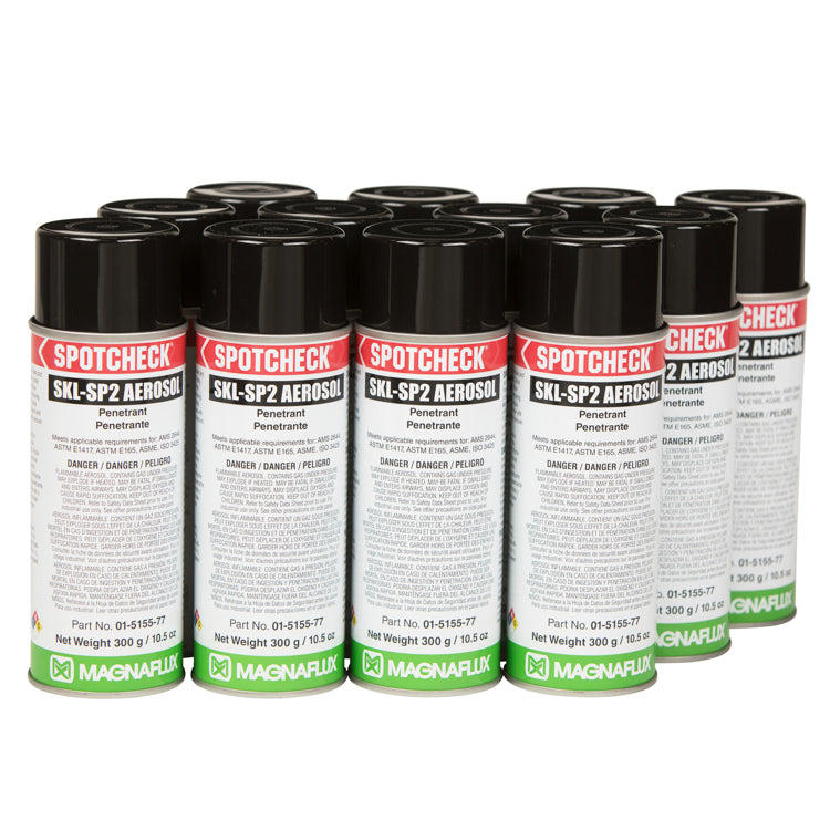 SKL-SP2 Solvent Removable Visible Dye Penetrant | Woodward NDT