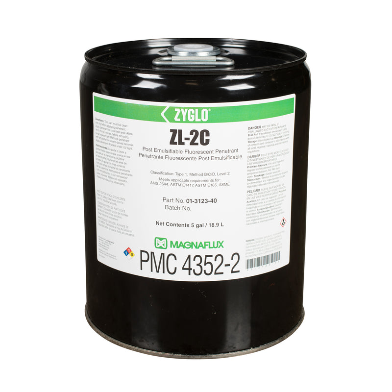 ZL-2C Post Emulsifiable Penetrants - Level 2 | Woodward NDT